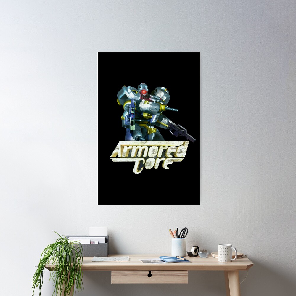 Armored Core 1 - Ps1 - Cover  Sticker for Sale by Mecha-Art