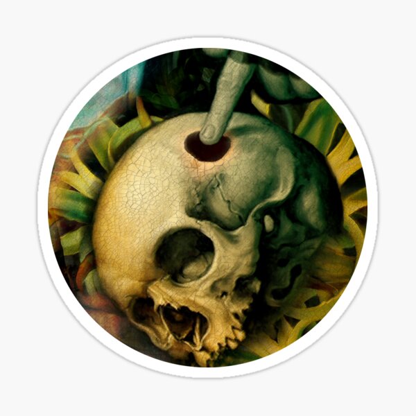 “Trepanation, please”, (Skull) Pegatina