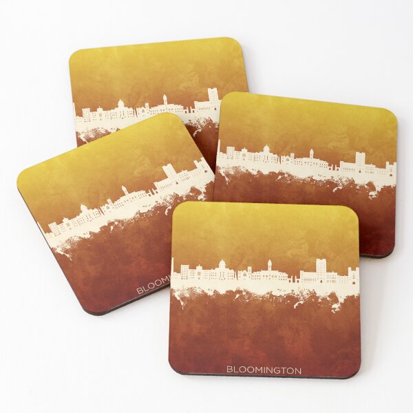 Item preview, Bloomington Indiana Skyline designed and sold by ArtPrints.