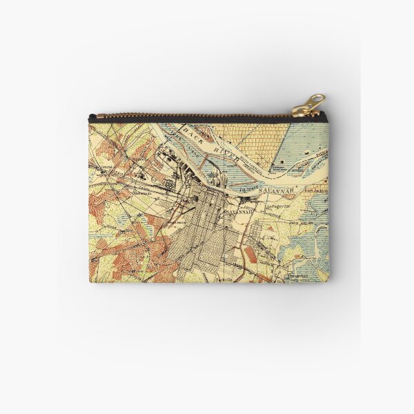 Item preview, Vintage Map of Savannah Georgia (1942) designed and sold by BravuraMedia.