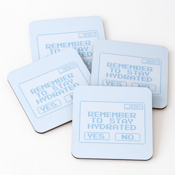 Item preview, REMEMBER TO STAY HYDRATED Blue designed and sold by everything4eva.