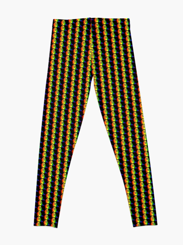 Rainbow Party Parrot Leggings for Sale by Kris Vincent