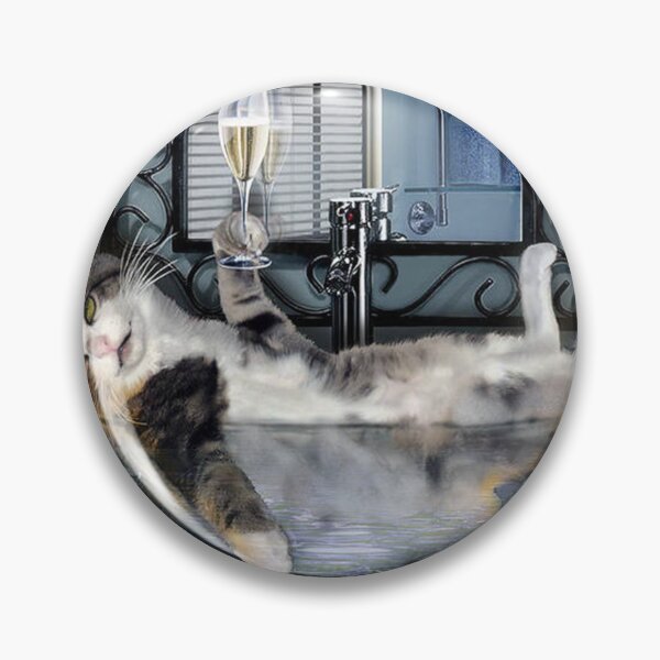 Item preview, Funny pet print with a tipsy kitty  designed and sold by mielania.