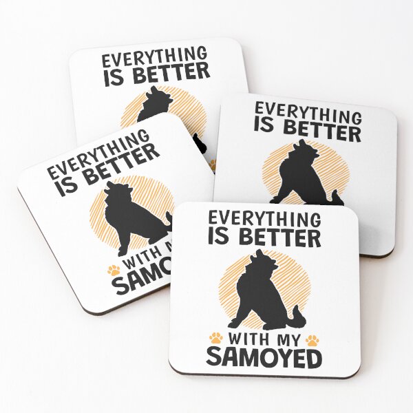 Item preview, Everything is better with Samoyed sled dog designed and sold by madgrfx.