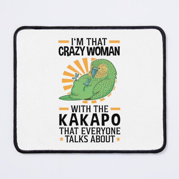 Item preview, Crazy Kakapo female flightless parrot designed and sold by madgrfx.