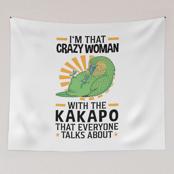 Item preview, Crazy Kakapo female flightless parrot designed and sold by madgrfx.