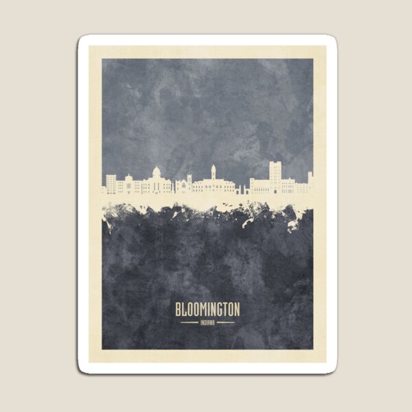 Item preview, Bloomington Indiana Skyline designed and sold by ArtPrints.
