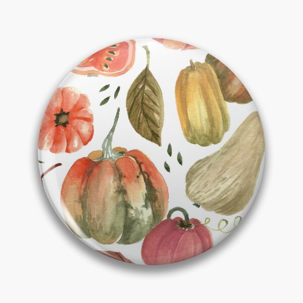 Item preview, Watercolor pumpkins - Autumn composition designed and sold by papierquarell.