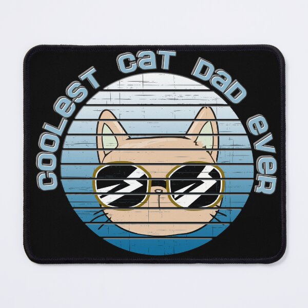 Item preview, Coolest Cat Dad Ever Retro designed and sold by DabGraphic.