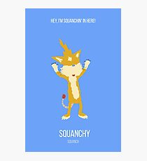 Minimalist Squanchy Photographic Print