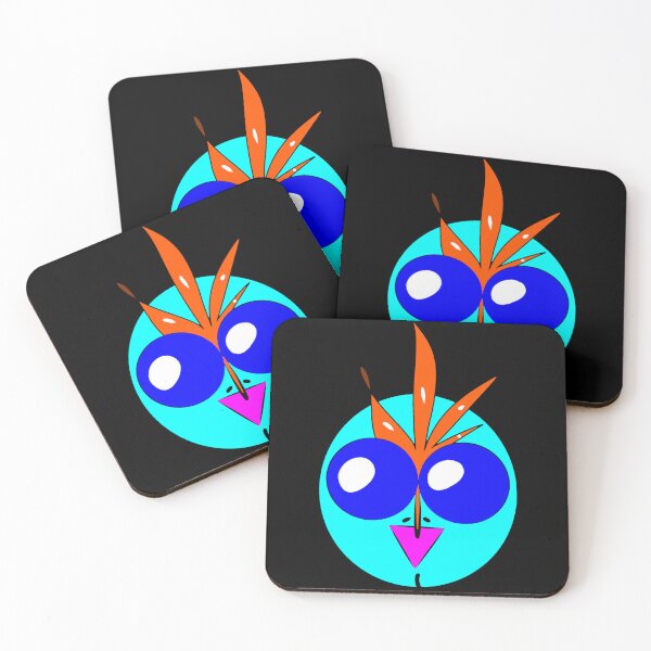 Item preview, blue faced villain with red hair, a moustache and split chin designed and sold by Nnone.