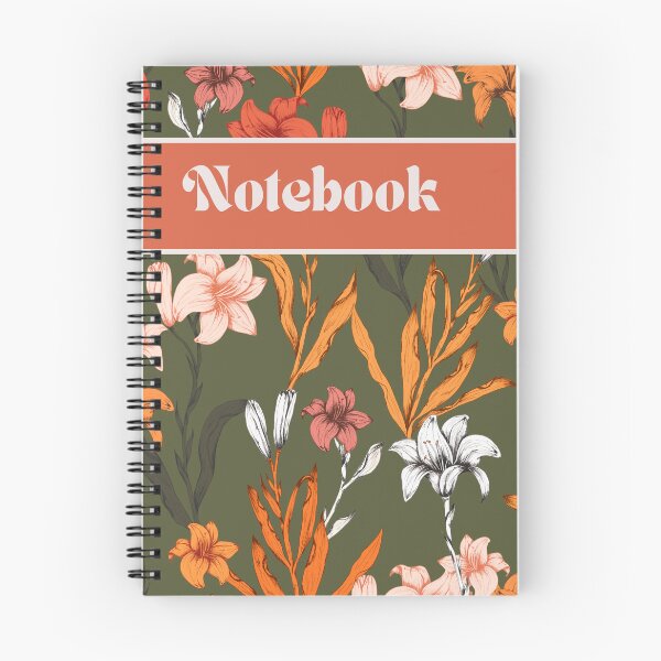 Item preview, Vintage Composition Notebook Journal Botanical Illustration designed and sold by bonus24.