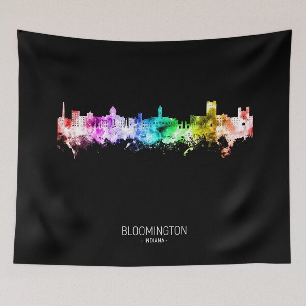 Item preview, Bloomington Indiana Skyline designed and sold by ArtPrints.