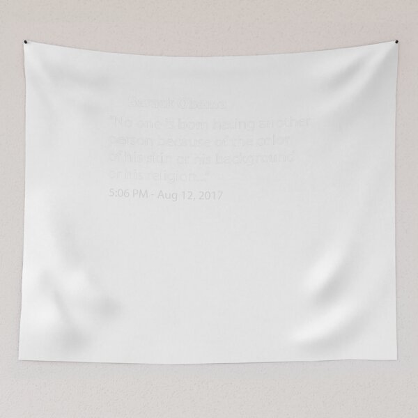 Item preview, Barack Obama Most Liked Tweet, No One Is Born Hating designed and sold by KelaEssentials.