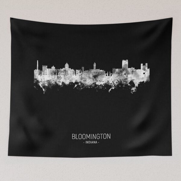 Item preview, Bloomington Indiana Skyline designed and sold by ArtPrints.