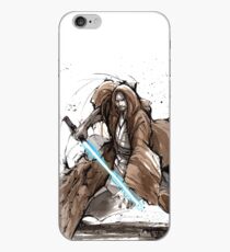Jedi Knight from Star Wars with calligraphy iPhone Case