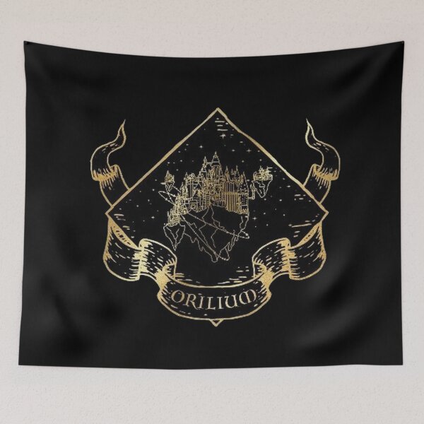 Item preview, Orilium Academy Classic golden sticker designed and sold by Rodayna Elnaggar.