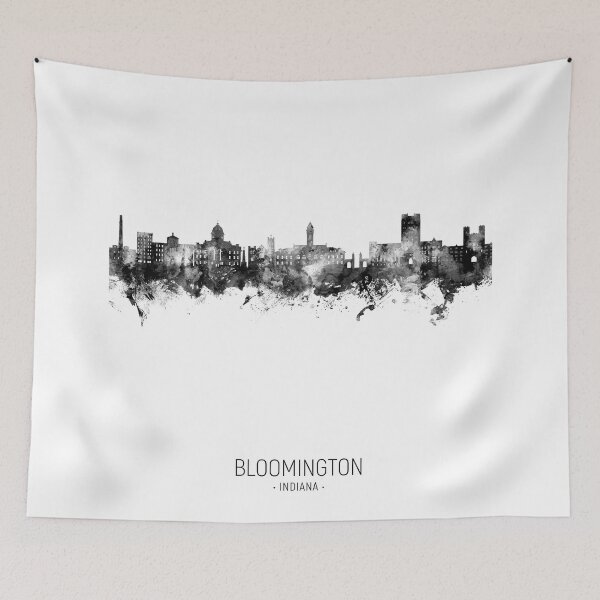 Item preview, Bloomington Indiana Skyline designed and sold by ArtPrints.