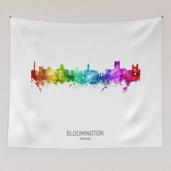 Item preview, Bloomington Indiana Skyline designed and sold by ArtPrints.