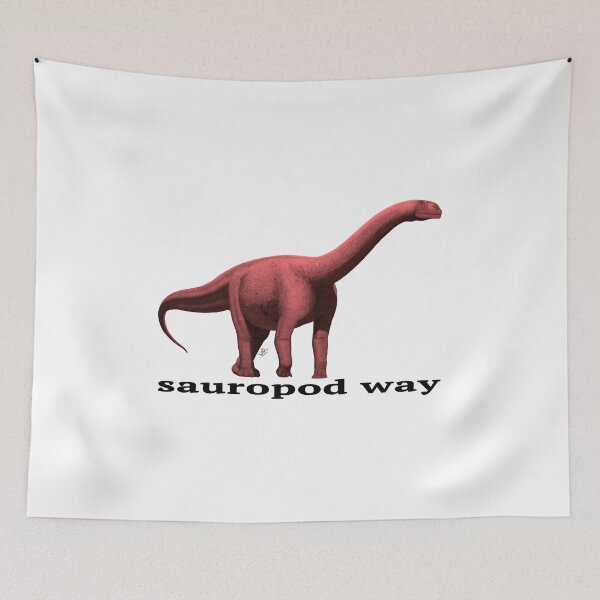 Item preview, Sauropod way red designed and sold by paleoarteymas.
