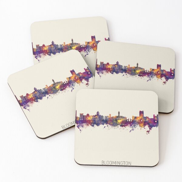 Item preview, Bloomington Indiana Skyline designed and sold by ArtPrints.