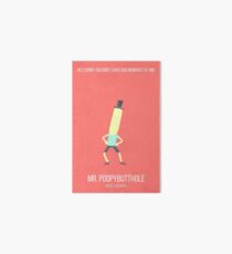 Minimalist Mr. Poopybutthole Art Board