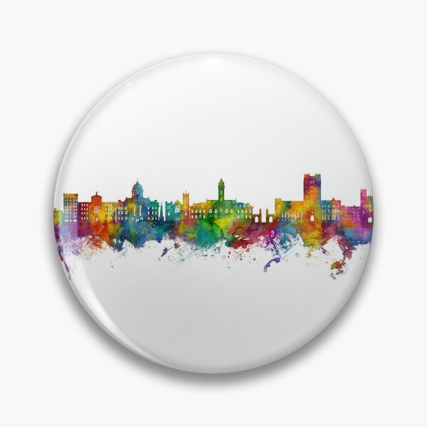 Item preview, Bloomington Indiana Skyline designed and sold by ArtPrints.