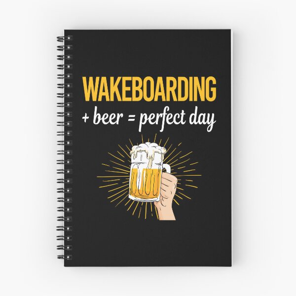 Item preview, Beer Perfect Day Wakeboarding Wakeboard Wakeboarder designed and sold by WigglesDailey.