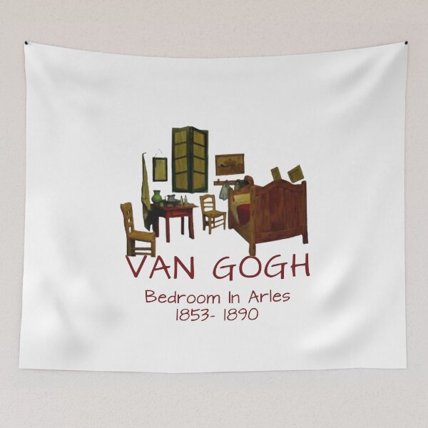 Item preview, van gogh the bedroom retro designed and sold by UllrichRupp.