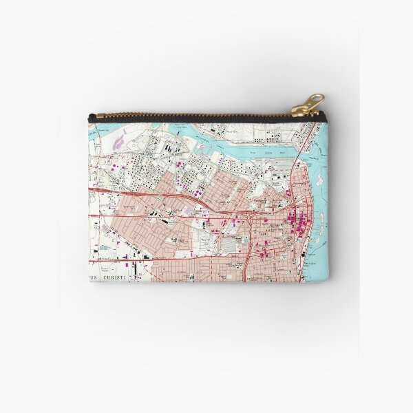 Item preview, Vintage Map of Corpus Christi Texas (1968) designed and sold by BravuraMedia.