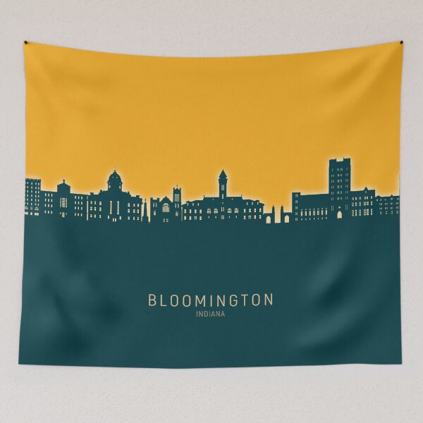 Item preview, Bloomington Indiana Skyline designed and sold by ArtPrints.