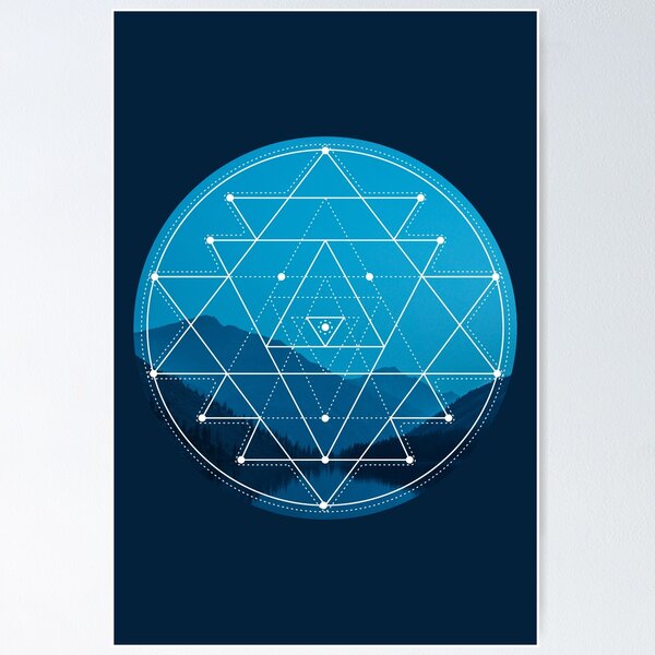 Item preview, Sri Yantra Mandala classical t-shirt designed and sold by NellyShaul.