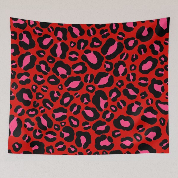 Item preview, Red leopard pattern designed and sold by oioioi-studio.