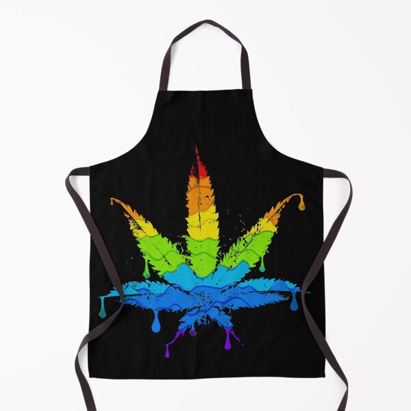 Item preview, Rainbow Marijuana Leaf Drip  designed and sold by DabGraphic.