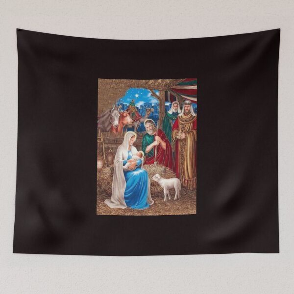 Item preview, Baby Jesus mother Mary Joseph AndWise Men designed and sold by Rowena Jones.