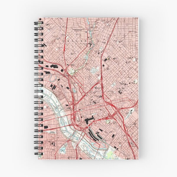 Item preview, Dallas Texas Map (1995)  designed and sold by BravuraMedia.