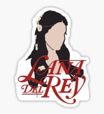 Lana Del Rey Lust For Life Logo Sticker