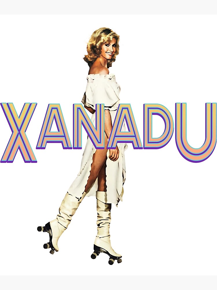 "Olivia Newton John Xanadu Roller Skating" Poster for Sale by