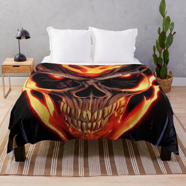 Item preview, Skull on fire designed and sold by lapart.