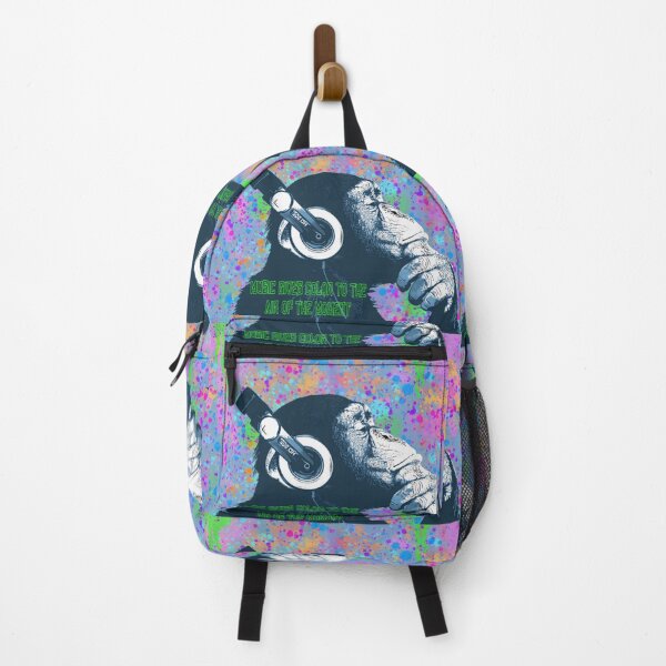 Item preview, Music Gives Color To The World - Banksy Monkey designed and sold by CASSNELSON.