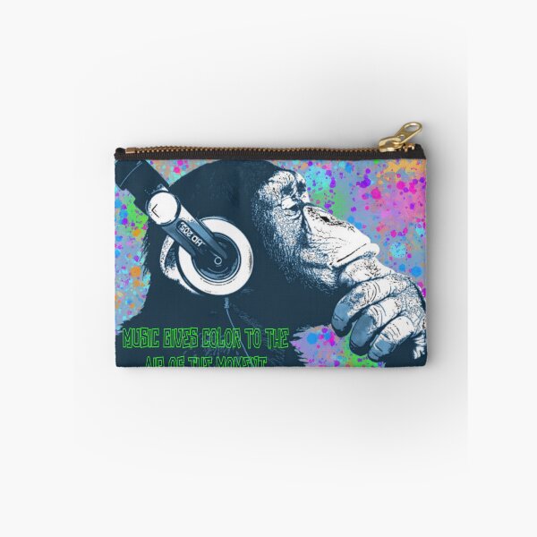 Artikelvorschau, Musik gibt der Welt Farbe - Banksy Monkey entworfen und verkauft von CASSNELSON.