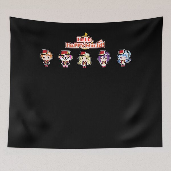 Item preview, Bang Dream ! Hello Happy World pixel art Classic designed and sold by mathewbenjamin.