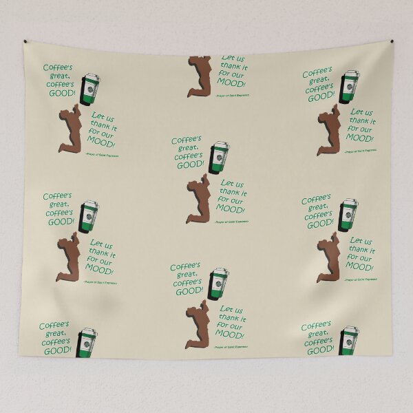 Item preview, The Coffee Prayer of St Espresso designed and sold by Smagnaferous.