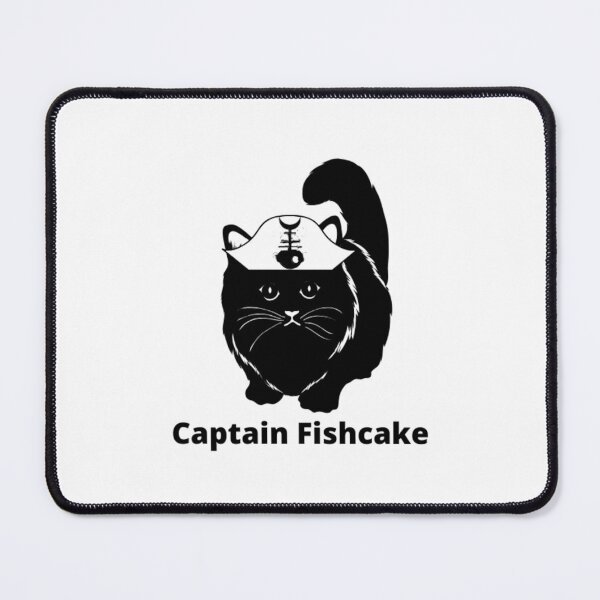 Item preview, Captain Fishcake - Black/ White designed and sold by CheekyChandler.