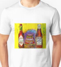 Tabasco - Gulden - Heinz Ketchup - Kitchen Art Unisex T-Shirt
