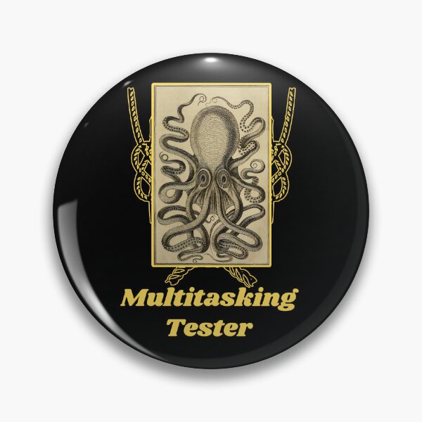 Item preview, 'Multitasking Tester' Old Book Octopus Graphic - Funny Quotes Designs for T-shirts, stickers and other accessories designed and sold by Ridiculam Toga.