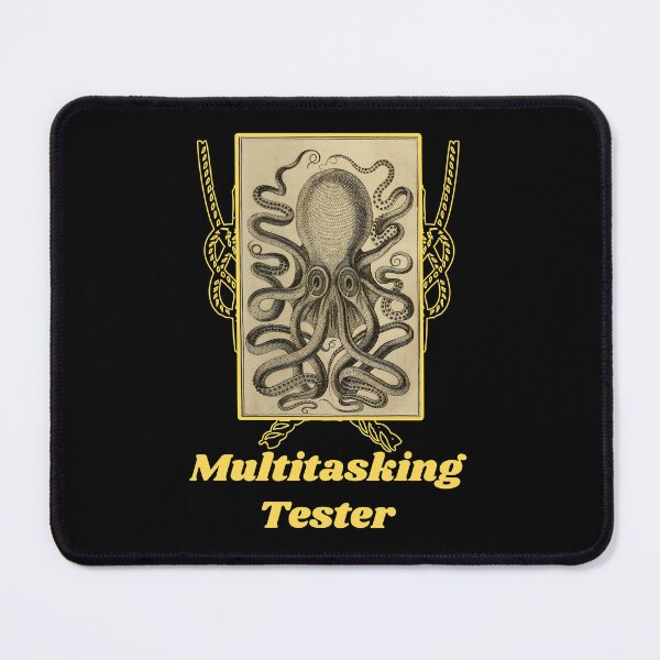 Item preview, 'Multitasking Tester' Old Book Octopus Graphic - Funny Quotes Designs for T-shirts, stickers and other accessories designed and sold by Ridiculam Toga.