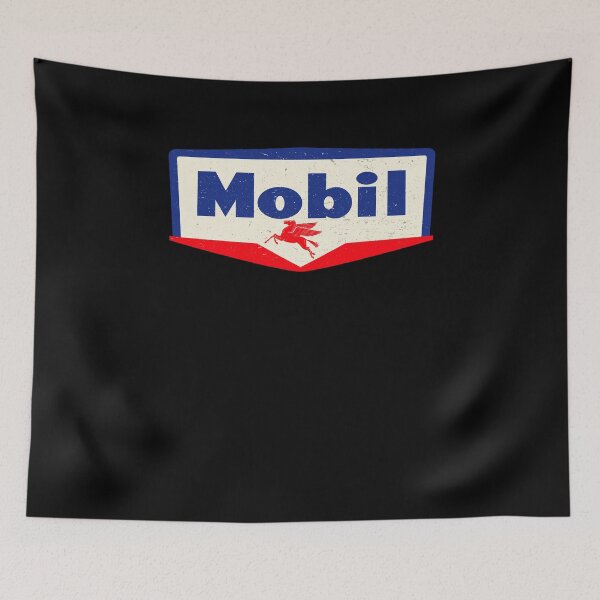 Item preview, Mobil oil Vintage sign logo 1950 designed and sold by Donavenwolfe.