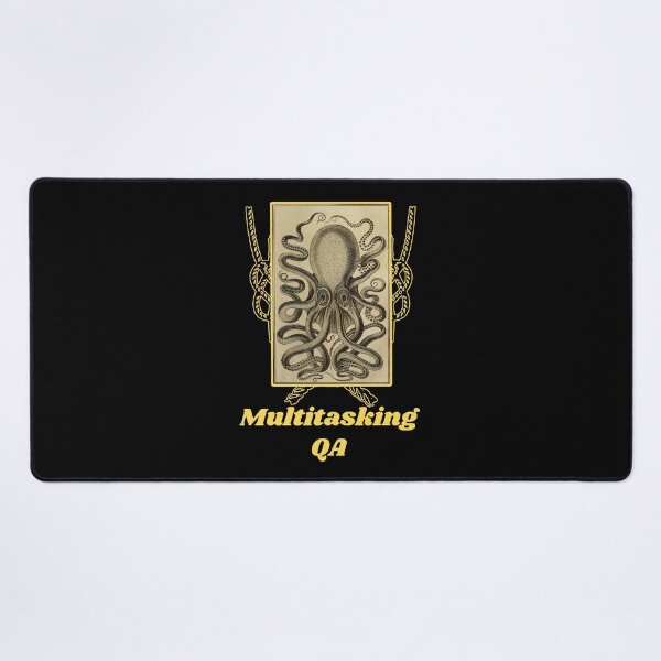 Item preview, 'Multitasking QA 'Old Book Octopus Graphic - Funny Quotes Designs for T-shirts, stickers and other accessories designed and sold by Ridiculam Toga.
