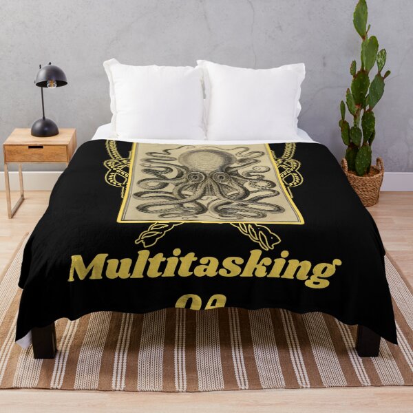 Item preview, 'Multitasking QA 'Old Book Octopus Graphic - Funny Quotes Designs for T-shirts, stickers and other accessories designed and sold by Ridiculam Toga.